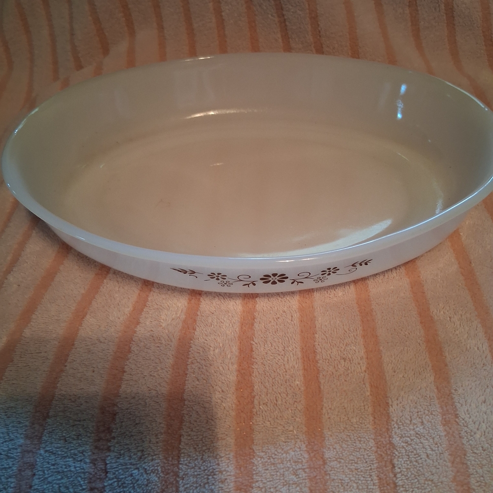 VINTAGE DYNAWARE PYR-O-REY OVAL CASSEROLE DISH